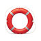 빨간색 물 구조자 반지, 밧줄을 가진 폴리우레탄 거품 인명구조 반지