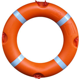 고밀도 구조자 배 반지, 주황색/빨간색 수영풀 부표
